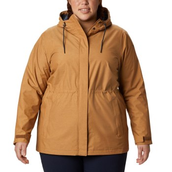 Columbia Ženske Jakne - Norwalk Mountain Plus Size Smeđe | OXFB-95086
